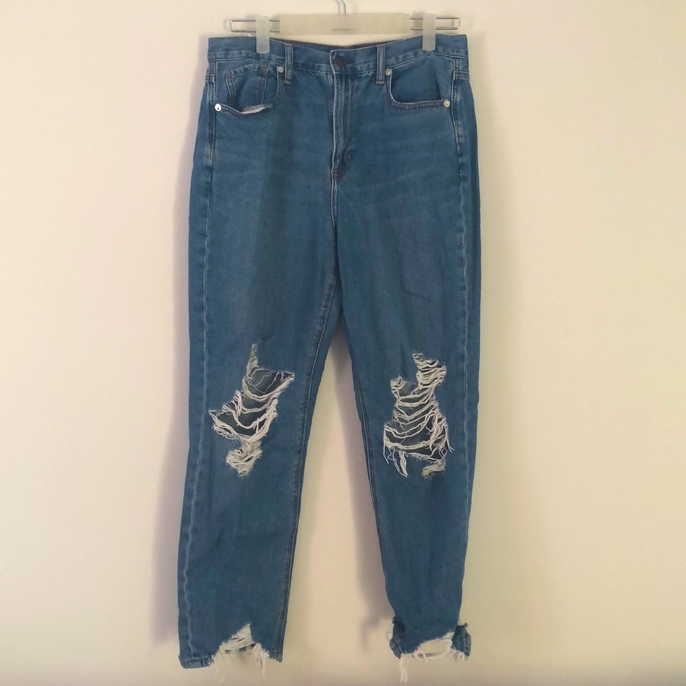 AE ripped jeans.